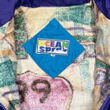 Load image into Gallery viewer, Vintage 90's OCEAN SPRAY Colour Block Crazy Pattern Lined Windbreaker Cagoule Jacket
