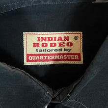 Load image into Gallery viewer, Vintage 90's RODEO BY QUARTERMASTER Cowboy Western Style Card Deck Long Sleeve Cotton Shirt