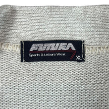 Load image into Gallery viewer, Vintage FUTURA Grandad Patterned Acrylic Made In UK Button Cardigan Sweater
