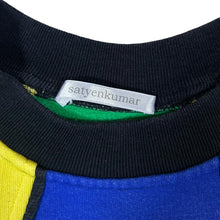 Load image into Gallery viewer, Vintage SATYENKUMAR Bold Multi Colour Block Crewneck Sweatshirt