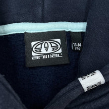 Load image into Gallery viewer, Early 00's ANIMAL Classic Embroidered Big Logo Spellout Surfer Pullover Hoodie