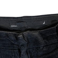 Load image into Gallery viewer, NAUTICA Classic Black Cotton Corduroy Cord Straight Leg Trousers