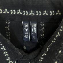 Load image into Gallery viewer, Vintage JACK Made In India Patterned Cowboy Western Cotton Long Sleeve Shirt