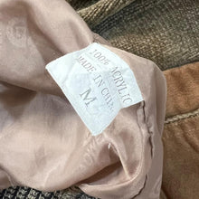 Load image into Gallery viewer, Vintage 90's J.J.WILLIS Suede Effect Panel Acrylic Knit Zip Sweater Jumper