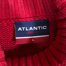 Load image into Gallery viewer, Early 00's ATLANTIC SPORT Colour Block Cotton Knit Turtle Roll Neck Sweater Jumper