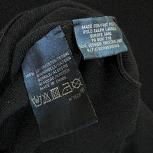 Load image into Gallery viewer, POLO RALPH LAUREN Classic Embroidered Mini Logo V-Neck Black Knit Sweater Jumper