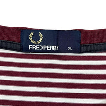 Load image into Gallery viewer, Early 00's FRED PERRY Classic Embroidered Mini Laurel Logo Striped Short Sleeve T-Shirt