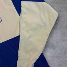 Load image into Gallery viewer, Vintage William Ellis Navy Blue Yellow Colour Block Long Sleeve Cotton Deck Shirt