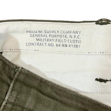 Load image into Gallery viewer, POLO RALPH LAUREN Military Selvedge Chino Limited Run Cotton Twill Straight Leg Trousers