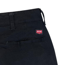 Load image into Gallery viewer, RED KAP Classic Straight Leg Black Workwear Cargo Pants Trousers