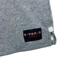 Load image into Gallery viewer, Vintage Bad + Mad "Maniac Clothing" Hip Hop Skater Spellout Graphic Grey Sweatshirt