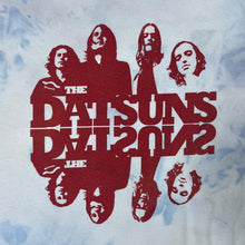 Load image into Gallery viewer, Early 00's Jerzees THE DATSUNS Garage Hard Rock Music Band Graphic Tie Dye T-Shirt
