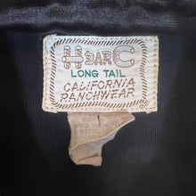 Load image into Gallery viewer, Vintage 70's H BAR C "Long Tail" California Ranchwear Embroidered Cowboy Western Pearl Snap Popper Long Sleeve Shirt