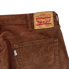 Load image into Gallery viewer, LEVI'S 514 Classic Brown Tan Corduroy Cord Straight Leg Trousers