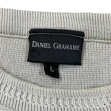 Load image into Gallery viewer, Vintage DANIEL GRAHAM Grandad Patterned Acrylic Cotton Knit Sweater Jumper