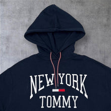 Load image into Gallery viewer, Tommy Jeans Tommy Hilfiger “New York” Embroidered Logo Spellout Hoodie