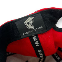 Load image into Gallery viewer, FAMOUS STARS & STRAPS Embroidered Skater Logo Spellout Snapback Baseball Cap
