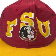 Load image into Gallery viewer, Vintage NCAA FLORIDA STATE SEMINOLES FSU Embroidered College Spellout Baseball Cap