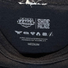 Load image into Gallery viewer, Champion DC Comics JUSTICE LEAGUE x SHOE PALACE Superhero Comic Book Graphic Black T-Shirt