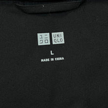 Load image into Gallery viewer, UNI QLO Classic Minimal Black Hooded Down Feather Fill Padded Jacket Coat