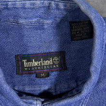 Load image into Gallery viewer, Vintage 90's Timberland Weathergear Classic Blue Denim Long Sleeve Button-Up Shirt