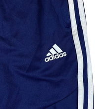 Load image into Gallery viewer, ADIDAS Three Stripe Mini Logo Blue Slim Skinny Fit Tracksuit Bottoms