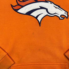 Load image into Gallery viewer, NFL DENVER BRONCOS Football Embroidered Logo Orange Pullover Hoodie