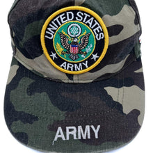 Load image into Gallery viewer, Vintage UNITED STATES ARMY Embroidered Patch Camo Print Military Baseball Cap