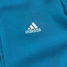 Load image into Gallery viewer, ADIDAS Classic Three Stripe Mini Logo Blue Zip Sweatshirt Track Top