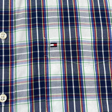 Load image into Gallery viewer, Tommy Hilfiger Plaid Check Mini Logo Long Sleeve Button-Up Shirt