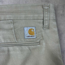 Load image into Gallery viewer, Carhartt "Sid Pant" Beige Skater Slim Tapered Low Waist Chino Trousers