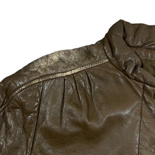 Load image into Gallery viewer, Vintage 90's ABLC Genuine Real Brown Leather Distressed Leather Jacket