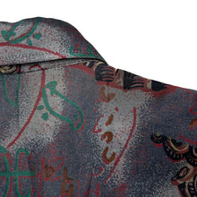 Load image into Gallery viewer, Vintage 90's HAMBURG Crazy Abstract Patterned Long Sleeve Polyester Shirt