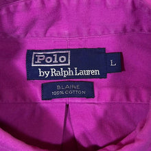 Load image into Gallery viewer, Vintage Polo Ralph Lauren "Blaire" Pink Fuschia Long Sleeve Cotton Button-Up Shirt