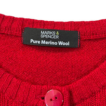 Load image into Gallery viewer, MARKS & SPENCER Pure Merino Wool Classic Knit Button Cardigan Jumper
