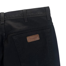 Load image into Gallery viewer, WRANGLER "Regular Fit" Classic Black Denim Straight Leg Jeans