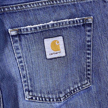 Load image into Gallery viewer, Carhartt "Rockin Pant" Blue Denim Casual Loose Fit Distressed Jeans