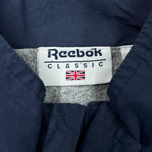Load image into Gallery viewer, Early 00's REEBOK CLASSIC Embroidered Mini Patch Logo Windbreaker Cotton Lined Sports Jacket