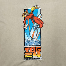 Load image into Gallery viewer, Early 00's TOG 24 "Flying With The Angels" Snowboarding Extreme Sports Skater Graphic Long Sleeve T-Shirt