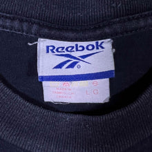 Load image into Gallery viewer, Reebok Classic Logo Spellout Graphic Dark Navy Blue Cotton T-Shirt