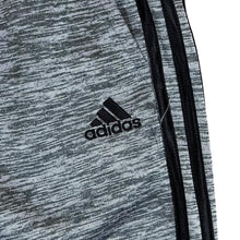 Load image into Gallery viewer, ADIDAS Three Stripe Regular Fit Grey Straight Cuff Tracksuit Bottoms