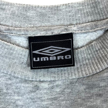 Load image into Gallery viewer, Early 00's UMBRO Embroidered Big Logo Spellout Grey Crewneck Sweatshirt