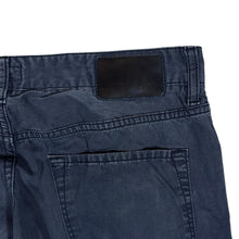 Load image into Gallery viewer, BOSS HUGO BOSS Classic Faded Navy Straight Leg Cotton Trousers