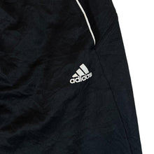 Load image into Gallery viewer, ADIDAS Classic Mini Logo Black Open Leg Sports Tracksuit Bottoms