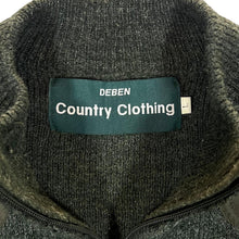 Load image into Gallery viewer, Vintage DEBEN COUNTRY CLOTHING Embroidered Pheasant Acrylic Wool 1/4 Zip Knit Sweater Jumper