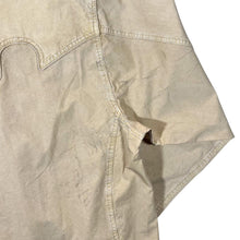 Load image into Gallery viewer, Vintage Stars & Stripes Cowboy Western Pale Yellow Popper Long Sleeve Shirt