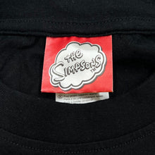 Load image into Gallery viewer, THE SIMPSONS "Homer Rocks" Homer Flaming Guitar TV Show Spellout Graphic T-Shirt