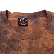 Load image into Gallery viewer, INDEPENDENT TRUCK COMPANY Classic Skater Logo Spellout Bleach Tie Dye T-Shirt
