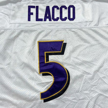 Load image into Gallery viewer, Reebok NFL BALTIMORE RAVENS "Flacco" Embroidered Football Sports Jersey