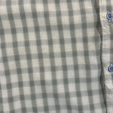 Load image into Gallery viewer, COLUMBIA XCO Green Beige-Yellow Plaid Check Open Collar Short Sleeve Utility Shirt